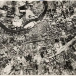 FOTOGRAFÍAS ANTIGUAS. Vista aérea de Logroño. Anónimo. 1957.