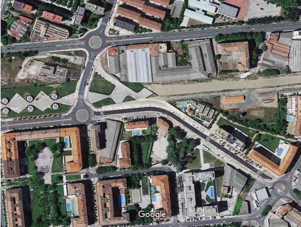 Obras terminadas de conexión de las calles Piqueras y Piquete, diciembre 2015