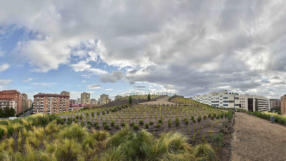 Parque Urbano y Cúpula ajardinada, estación Intermodal de Logroño 2020